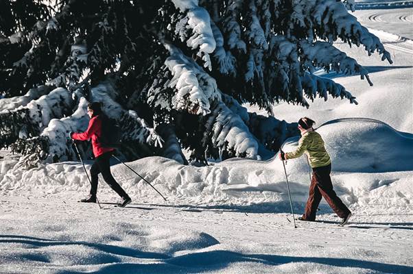 Sportivi al centro fondo Val Sozzine